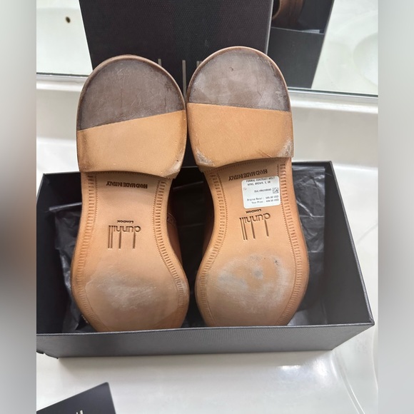 😀SOLD😀 Dunhill Men’s Formal Brown Wing Tip Shoes Sz. 8.5 - Picture 14 of 14